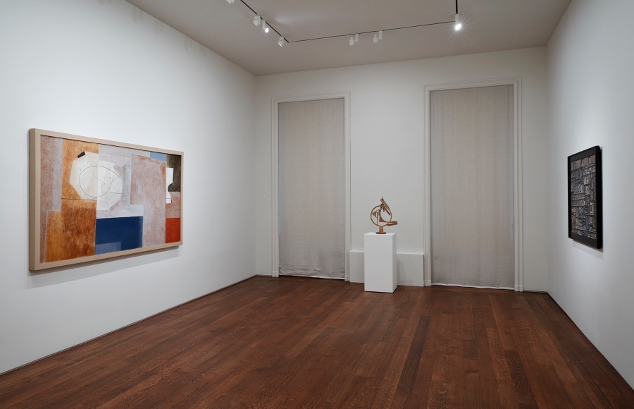Installation view with Nicholson, Smith, Torres-Garcia