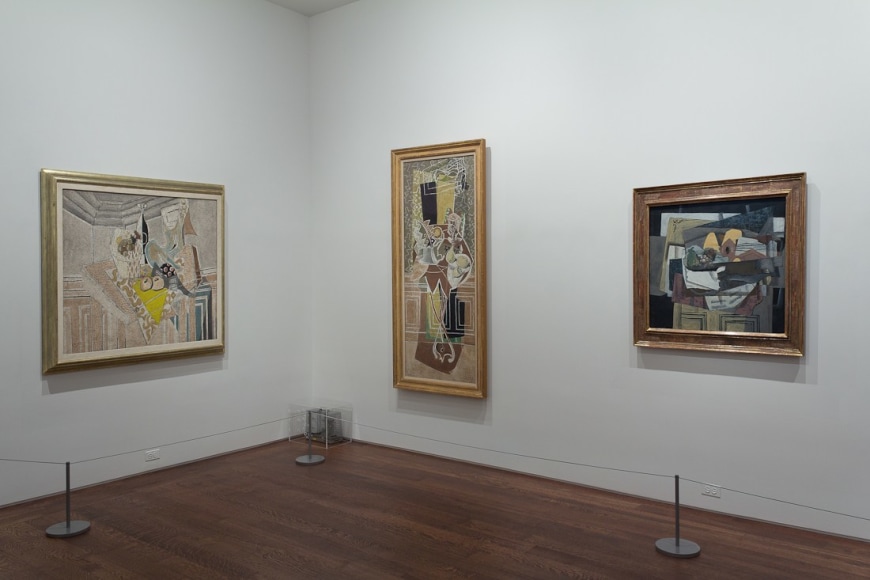 Installation view of Georges Braque: Pioneer of Modernism at Acquavella Galleries from October 11 - November 29, 2011.