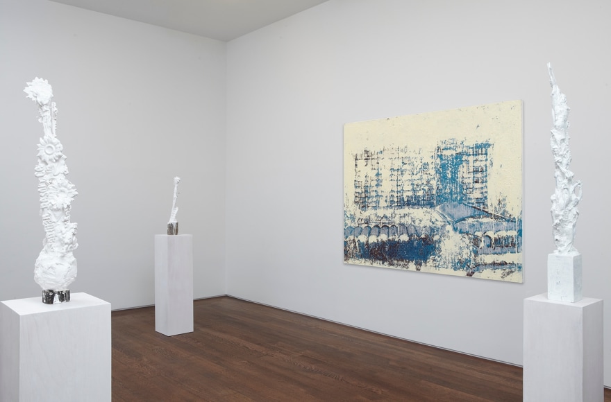 Installation view of Enoc Perez: The Good Days at Acquavella Galleries from January 10 - February 8, 2013.