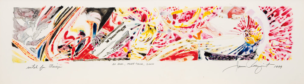 James Rosenquist, No Guns, More Color, 1999