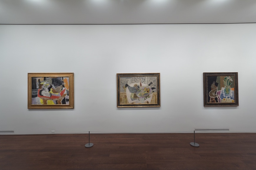 Installation view of Georges Braque: Pioneer of Modernism at Acquavella Galleries from October 11 - November 29, 2011.