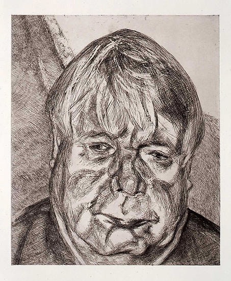 Lucian Freud, Donegal Man, 2007