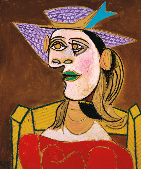 Pablo Picasso, Seated Woman with a Hat (Dora Maar)