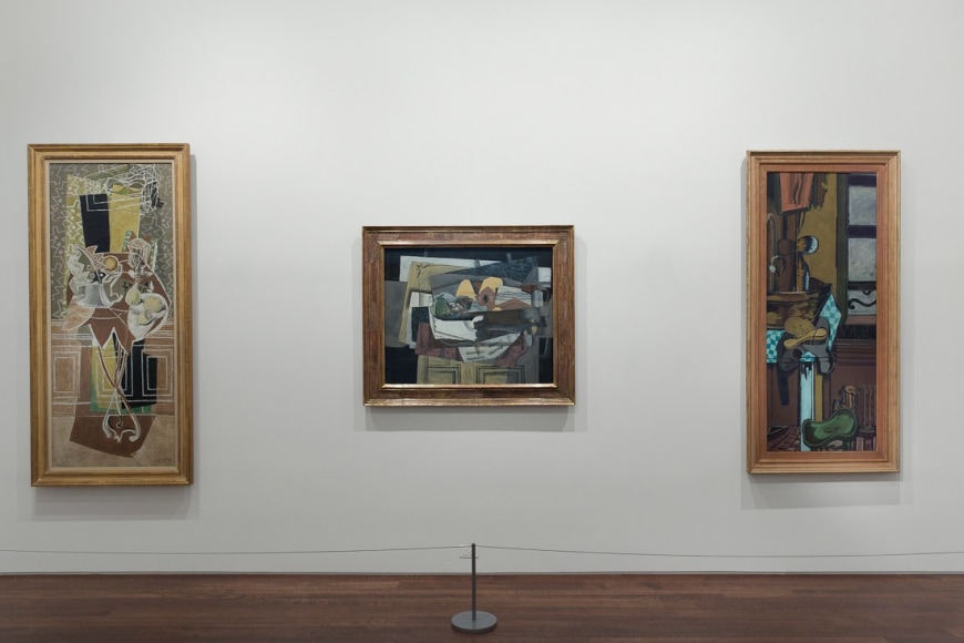 Installation view of Georges Braque: Pioneer of Modernism at Acquavella Galleries from October 11 - November 29, 2011.