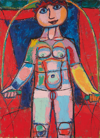 Jean Dubuffet, Danseuse de corde [Jump Roper], February 1943