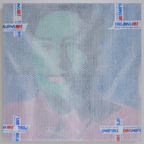 Shen_Shaomin_Handle_With_Care_No.27_Oil_on_canvas_91.5x91.5cm_2014