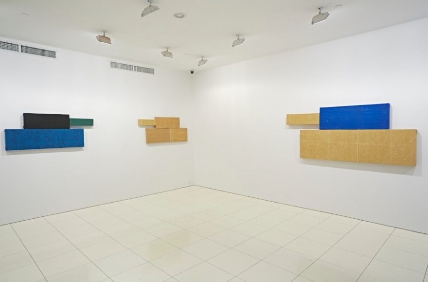 Installation view, Grear Patterson:&nbsp;Panzers&nbsp;and&nbsp;Tigers,&nbsp;Vito Schnabel, New York, 2014.