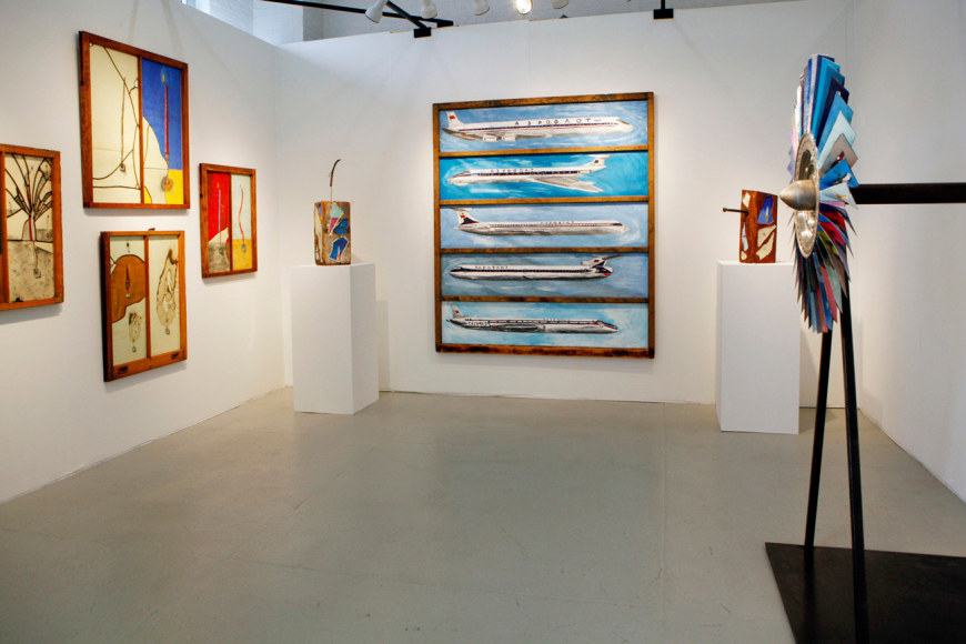 Installation view, Vahakn Arslanian,&nbsp;Outsider Art Fair, New York, 2013