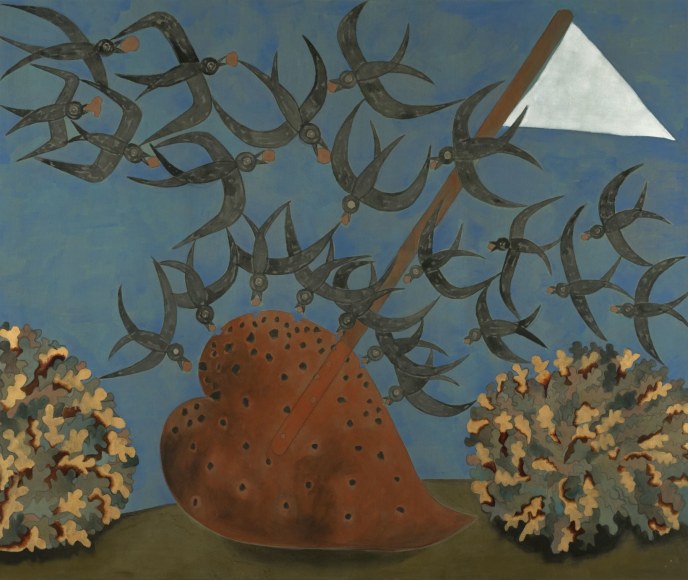 Francesco&nbsp;Clemente White Flags I, 2015