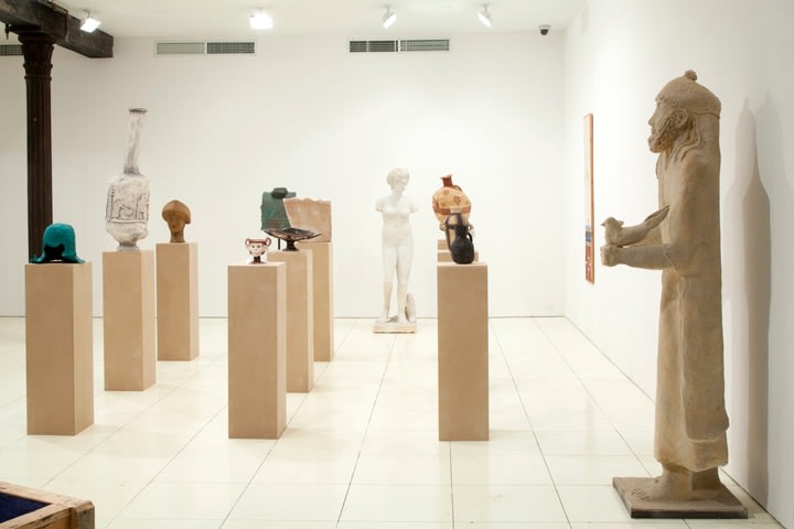 Installation view, The Bruce High Quality Foundation,&nbsp;Selections from the Greek &amp;amp; Roman Collection of The Metropolitan Museum of Art, Vito Schnabel, New York, 2013