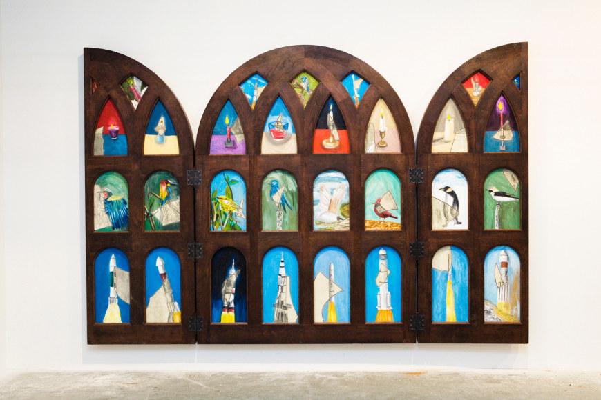 Installation view, Vahakn Arslanian, Holy Heavenly, New York, 2012