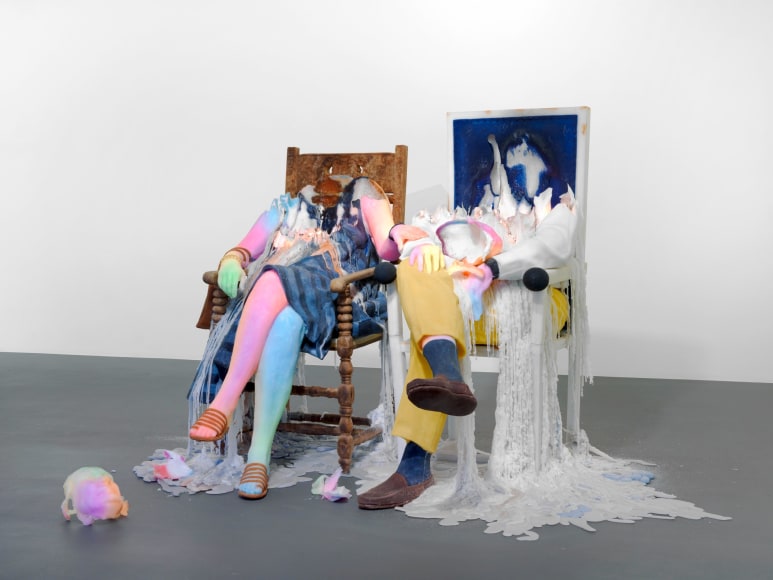Installation view,&nbsp;Urs Fischer:&nbsp;Bruno &amp;amp; Yoyo,&nbsp;Vito Schnabel Gallery, St. Moritz, 2015