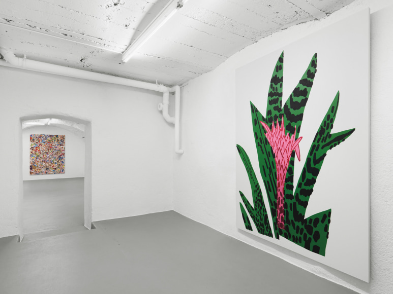 Installation view, The Age of Ambiguity, Curated by Bob Colacello, Vito Schnabel Gallery, St. Moritz, 2017,  