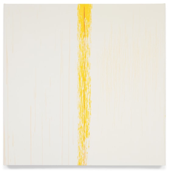 Pat&nbsp;Steir Yellow and White, 2018