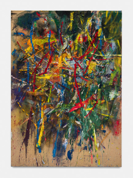 Abstract painting by Spencer Lewis