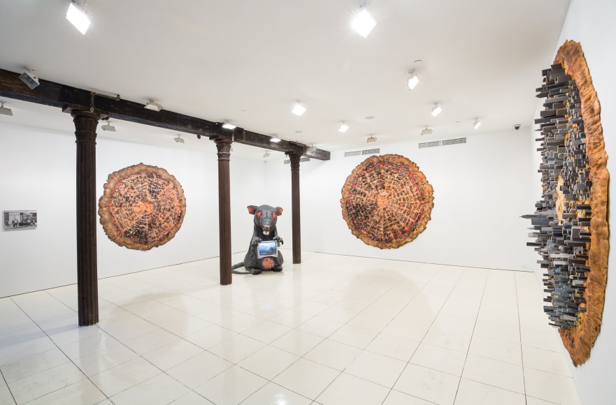 Installation view, The Bruce High Quality Foundation:&nbsp;Pizzatopia,&nbsp;Vito Schnabel Projects, New York, 2016