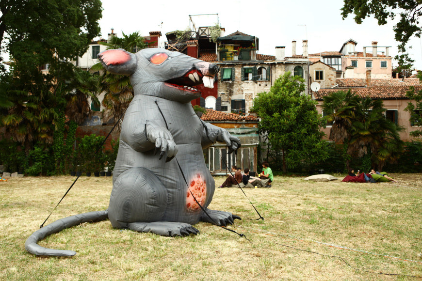 Installation view, The Bruce High Quality Foundation,&nbsp;ARGUMENTA,&nbsp;Sovrano Militare Ordine di Malta,&nbsp;Gran Priorato, Venice (Italy), 2011