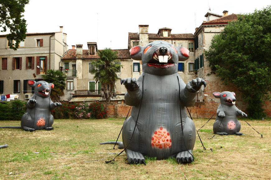 Installation view, The Bruce High Quality Foundation,&nbsp;ARGUMENTA,&nbsp;Sovrano Militare Ordine di Malta,&nbsp;Gran Priorato, Venice (Italy), 2011