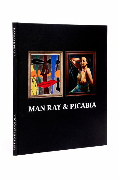A book titled Man Ray and Picabia with images of two paintings