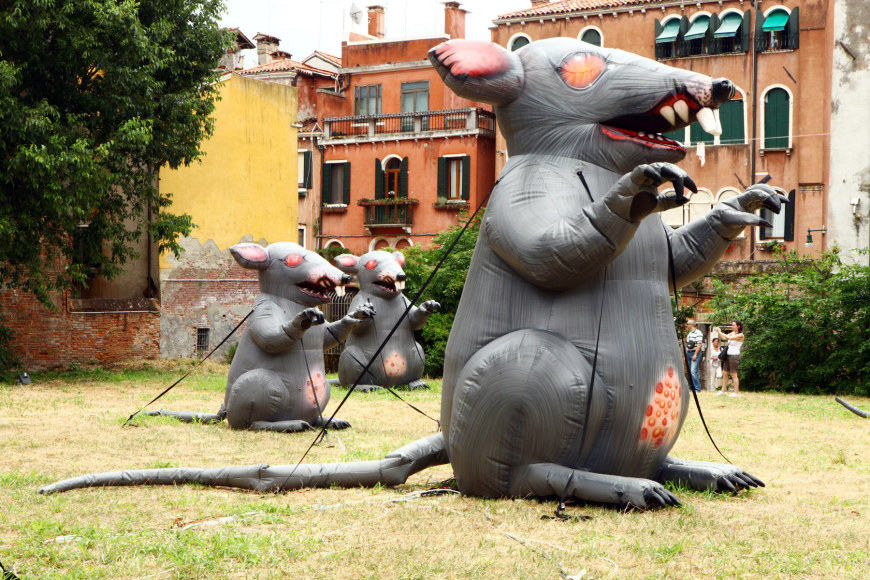 Installation view, The Bruce High Quality Foundation,&nbsp;ARGUMENTA,&nbsp;Sovrano Militare Ordine di Malta,&nbsp;Gran Priorato, Venice (Italy), 2011