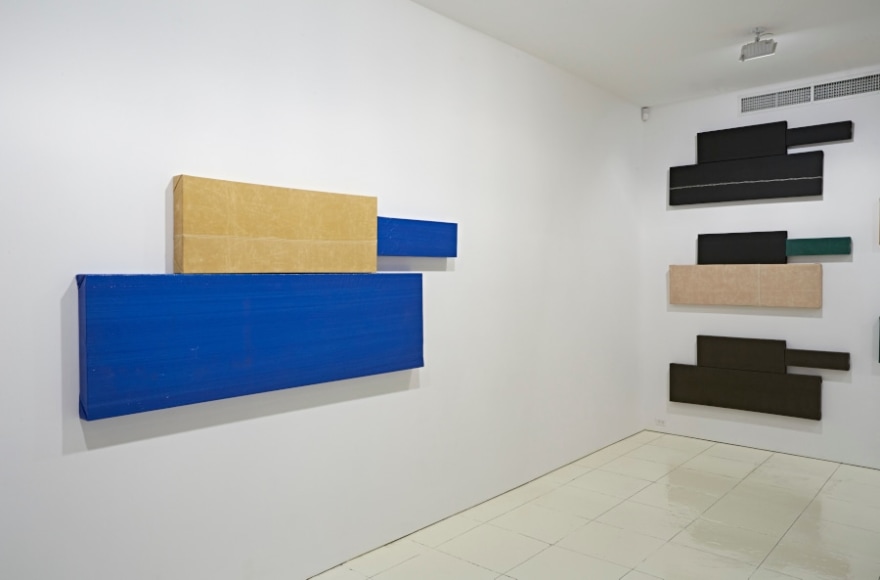 Installation view, Grear Patterson:&nbsp;Panzers&nbsp;and&nbsp;Tigers,&nbsp;Vito Schnabel, New York, 2014.