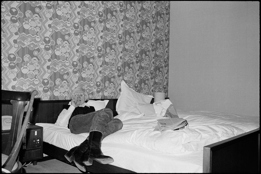 Andy at the Hotel Bristol, Bonn, 1976