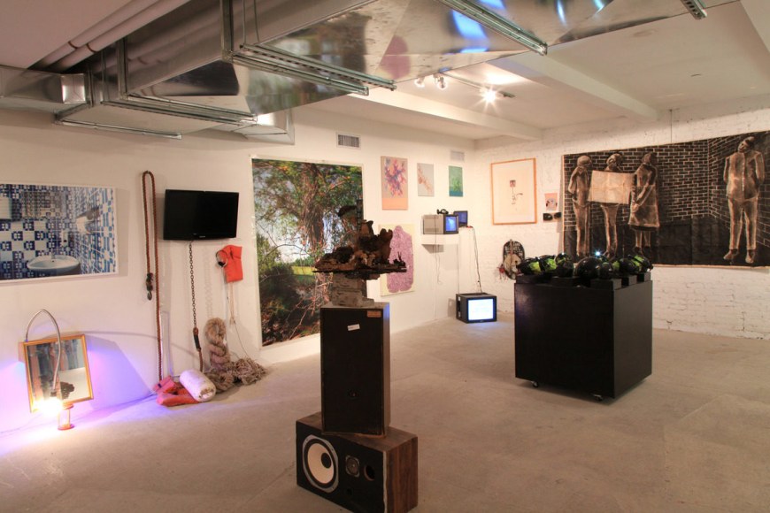 Installation view, The Bruce High Quality Foundation, Brucennial 2012, New York, 2012