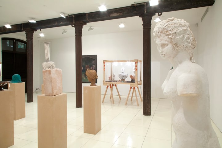 Installation view, The Bruce High Quality Foundation,&nbsp;Selections from the Greek &amp;amp; Roman Collection of The Metropolitan Museum of Art, Vito Schnabel, New York, 2013