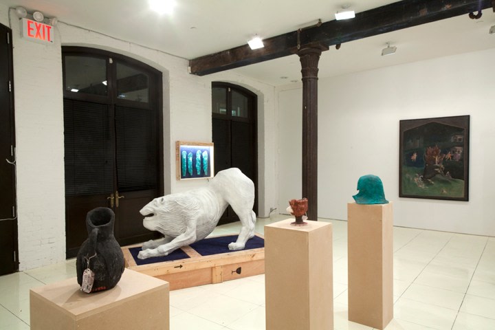 Installation view, The Bruce High Quality Foundation,&nbsp;Selections from the Greek &amp;amp; Roman Collection of The Metropolitan Museum of Art, Vito Schnabel, New York, 2013