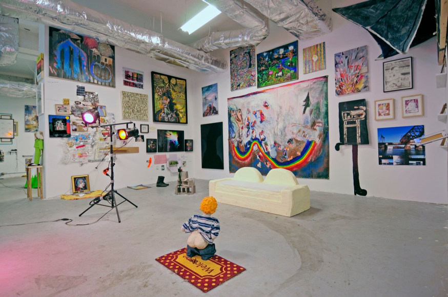 Installation view, The Bruce High Quality Foundation, Brucennial: 2010, New York, 2010