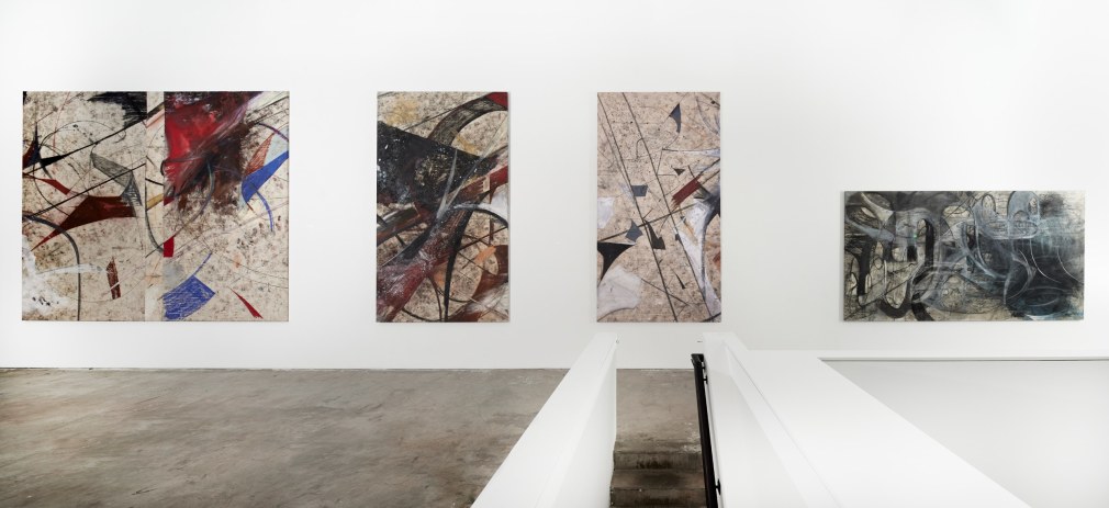 Installation view, Mariana Oushiro: Supernova, Vito Schnabel Gallery, New York, NY, 2022; Artworks © Mariana Oushiro; Photo by Argenis Apolinario; Courtesy the artist and Vito Schnabel Gallery 