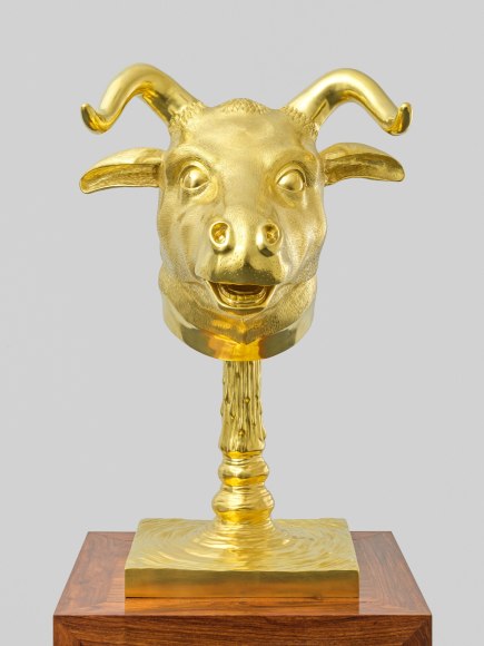 Ai Weiwei Circle of Animals/Zodiac Heads: Gold (Ox), 2010