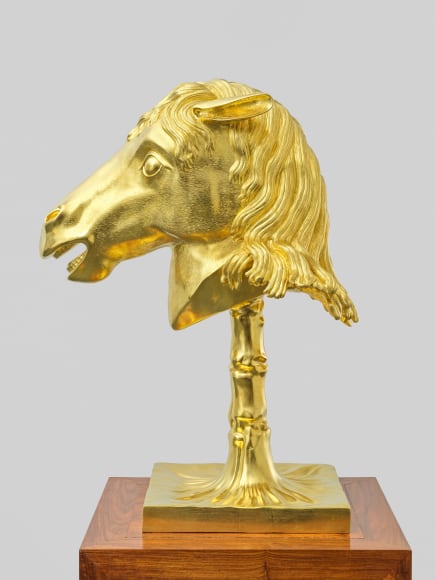 Ai Weiwei Circle of Animals/Zodiac Heads: Gold (Horse), 2010