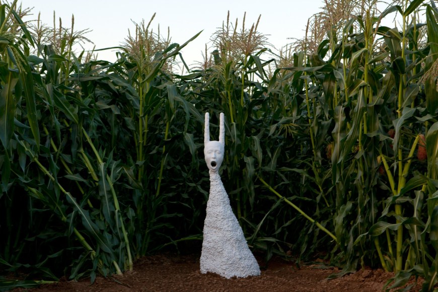 Installation view, Terence Koh,&nbsp;Children of the Corn​, Long Island, 2010