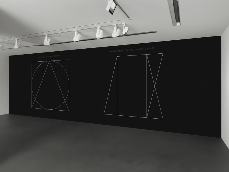 Installation view, Sol LeWitt: 1 + 1 = 1 Million, Curated by Tom Sachs, Vito Schnabel Gallery, St. Moritz
