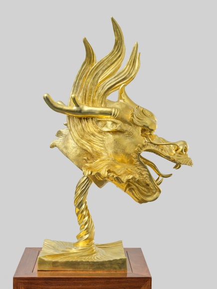 Ai Weiwei Circle of Animals/Zodiac Heads: Gold (Dragon), 2010