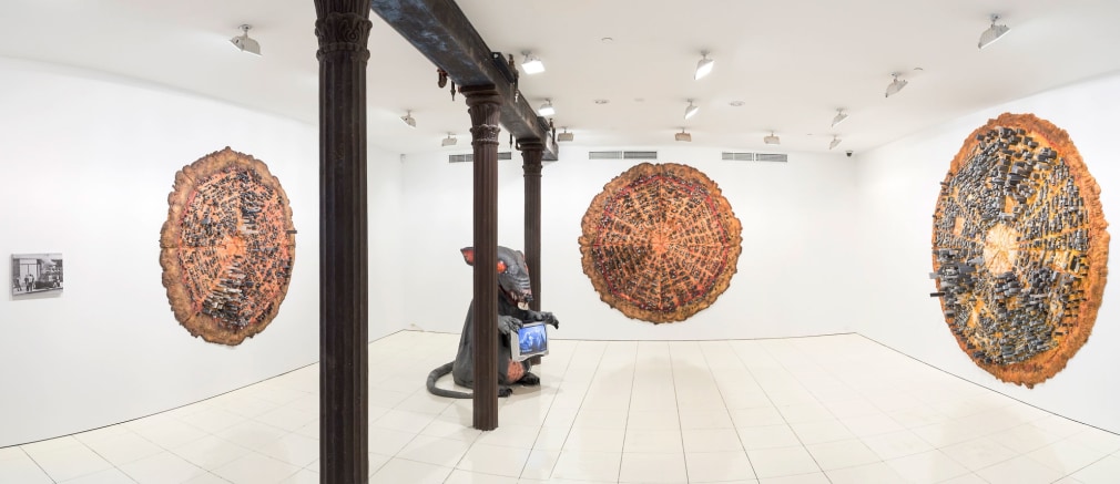 Installation view, The Bruce High Quality Foundation:&nbsp;Pizzatopia,&nbsp;Vito Schnabel Projects, New York, 2016