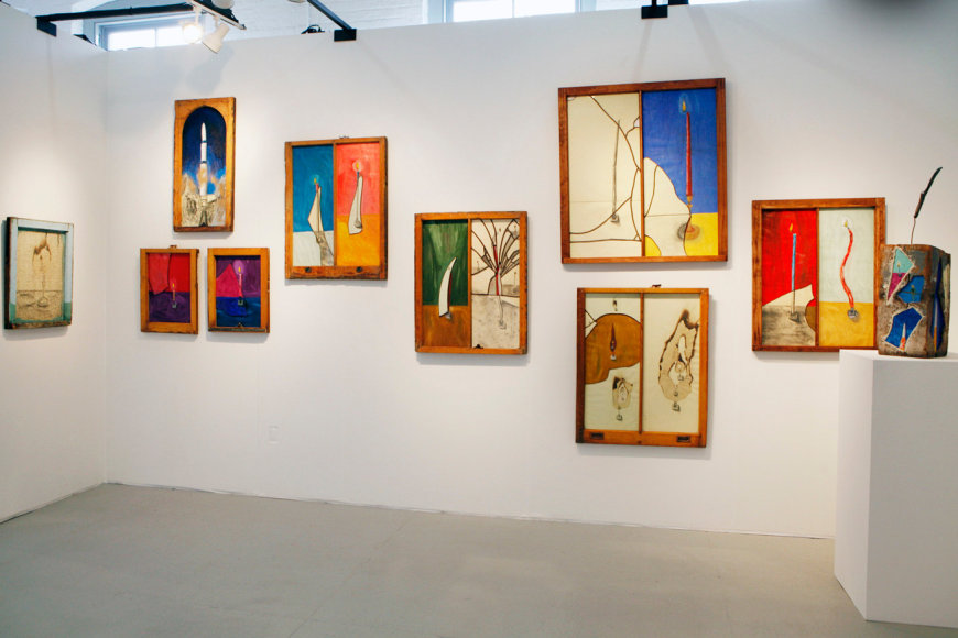 Installation view, Vahakn Arslanian,&nbsp;Outsider Art Fair, New York, 2013