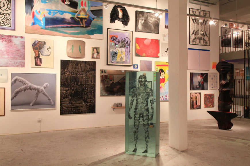 Installation view, The Bruce High Quality Foundation, Brucennial 2012, New York, 2012