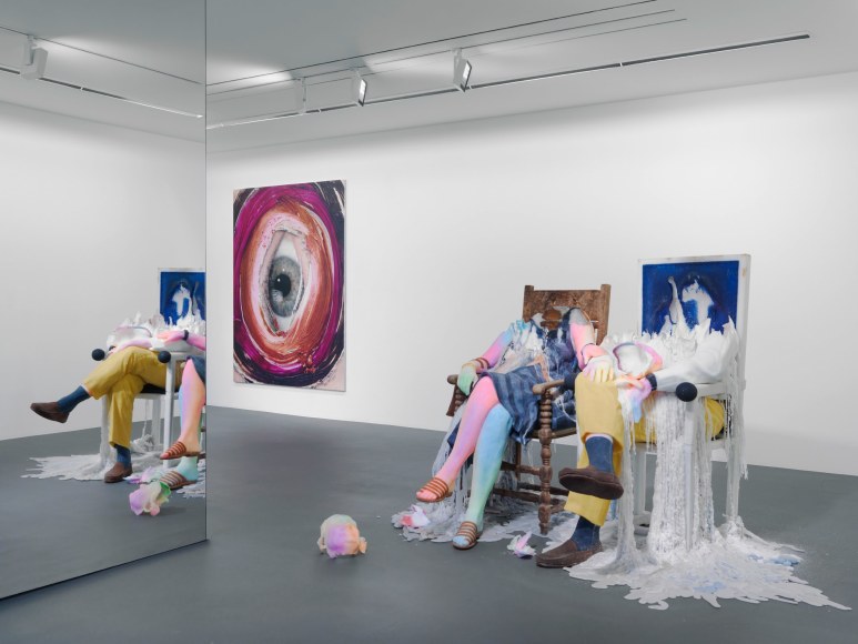Installation view,&nbsp;Urs Fischer:&nbsp;Bruno &amp;amp; Yoyo,&nbsp;Vito Schnabel Gallery, St. Moritz, 2015