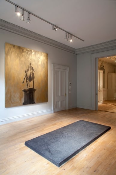 Installation view, The Bruce High Quality Foundation, Meditations of the Emperor, Mark Fletcher, New York, 2013