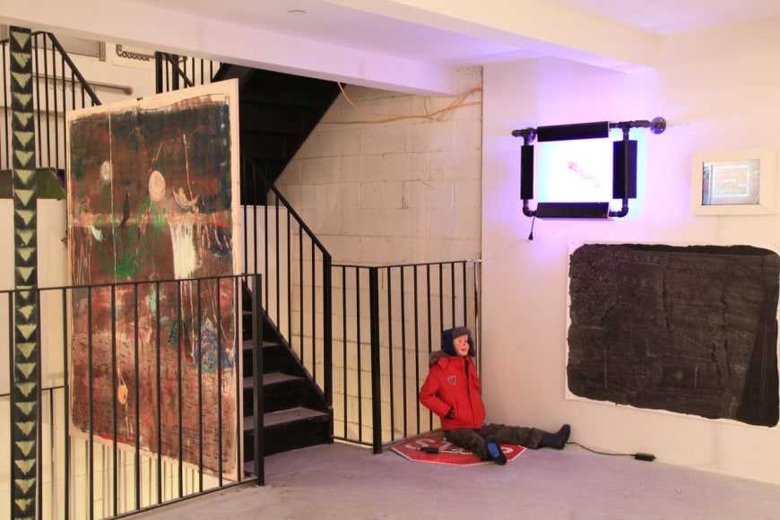 Installation view, The Bruce High Quality Foundation, Brucennial 2012, New York, 2012