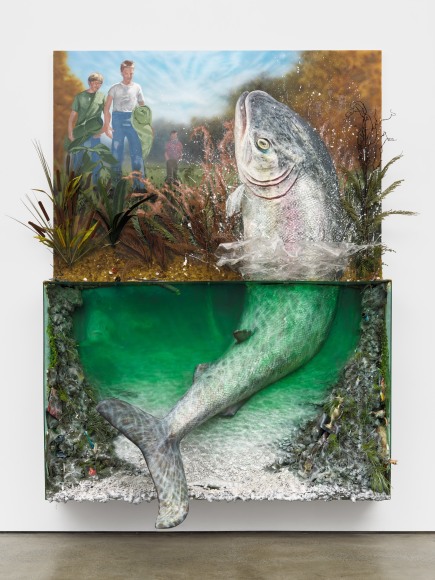 Painting of a fish by Trey Abdella