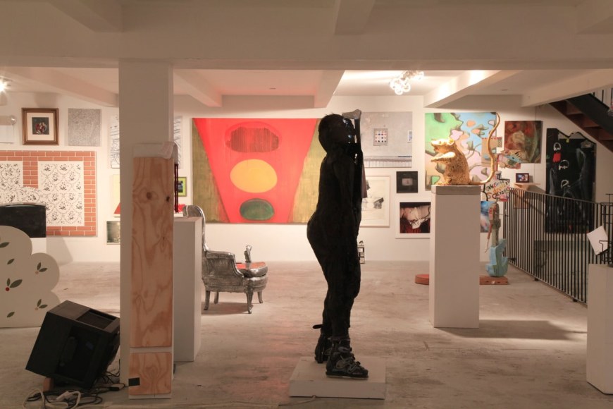 Installation view, The Bruce High Quality Foundation, Brucennial 2012, New York, 2012