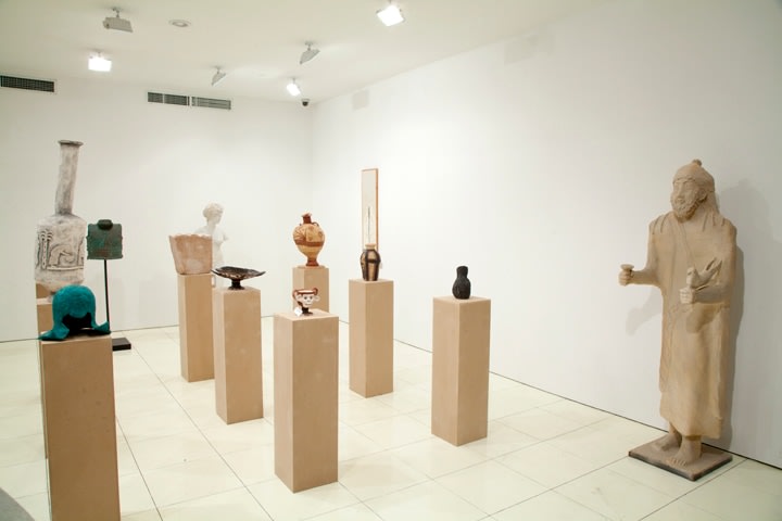 Installation view, The Bruce High Quality Foundation,&nbsp;Selections from the Greek &amp;amp; Roman Collection of The Metropolitan Museum of Art, Vito Schnabel, New York, 2013