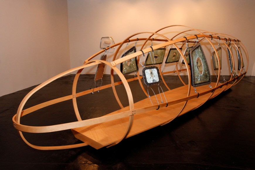 Installation view, Vahakn Arslanian,&nbsp;Ghost of a Plane, St. Moritz, 2012