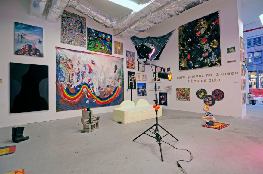Installation view, The Bruce High Quality Foundation, Brucennial: 2010, New York, 2010