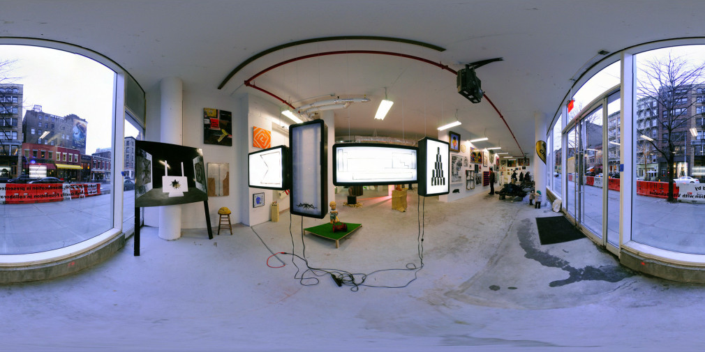 Installation view, The Bruce High Quality Foundation, Brucennial: 2010, New York, 2010