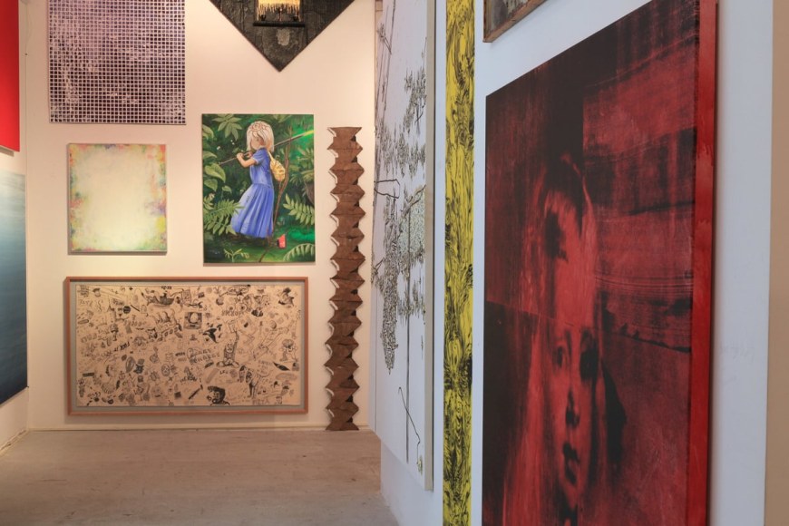 Installation view, The Bruce High Quality Foundation, Brucennial 2012, New York, 2012