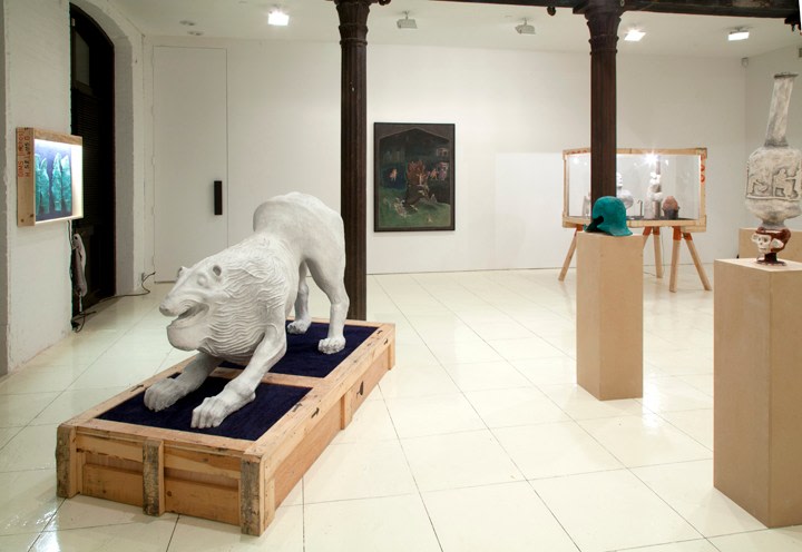 Installation view, The Bruce High Quality Foundation, Selections from the Greek &amp;amp; Roman Collection of The Metropolitan Museum of Art, Vito Schnabel, New York, 2013